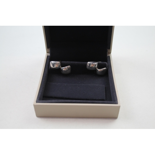 179 - Pair of silver cufflinks by Georg Jensen in original box (18g)