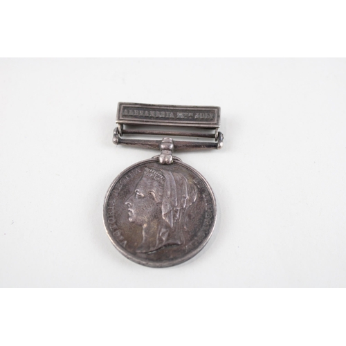 326 - Victorian Egypt 1882 Medal - Alexandria 11th July Named. T. Clee. Pte R.M.H.M.S