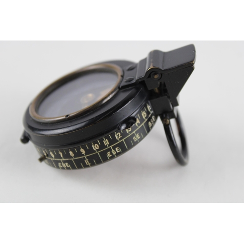 335 - WW.2 1939 Dated British Military Compass MKIX Maker Barker & Son London