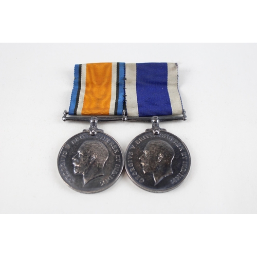 337 - WW.1 Navy Medal Pair Inc. War & L.S.G.C Named. M. 23226 H. Lancaster