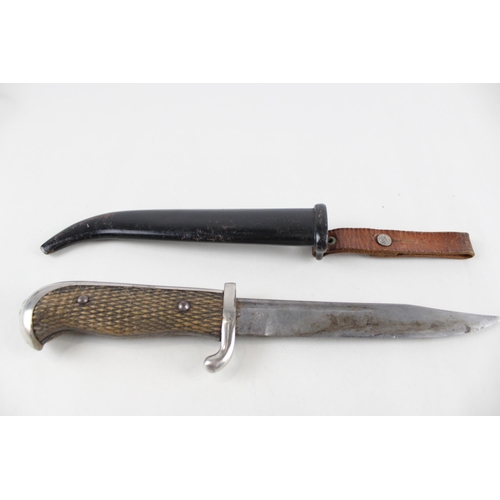 344 - German Bowie Knife With Knights Head Stamp (Possibly By Hugo koller)