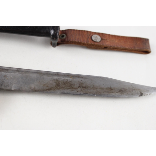 344 - German Bowie Knife With Knights Head Stamp (Possibly By Hugo koller)