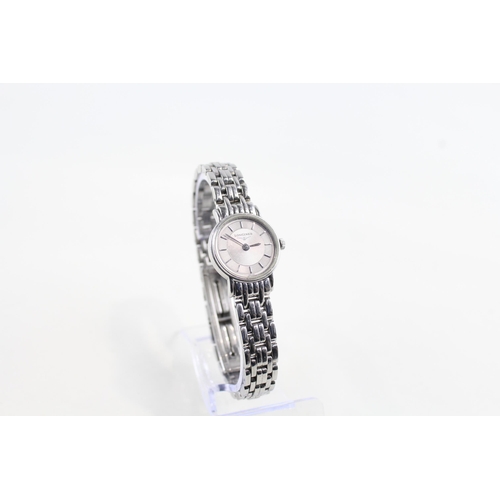 388 - LONGINES Ladies Stainless Steel WRISTWATCH Quartz WORKING L4.219.4