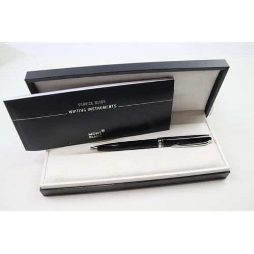 444 - Montblanc Black Cased Ballpoint Pen / Biro WRITING Original Box, Outer box Etc