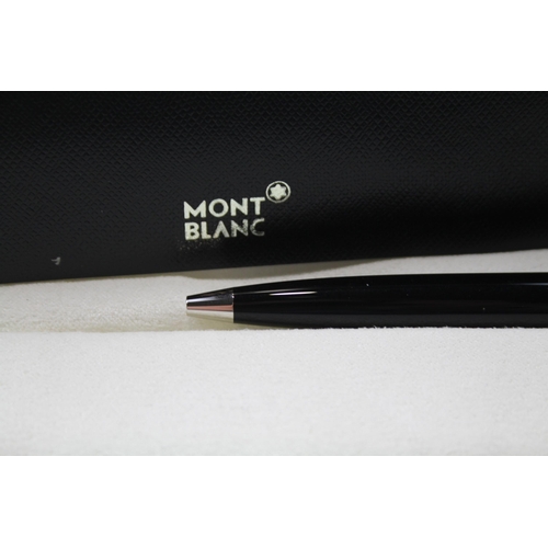 444 - Montblanc Black Cased Ballpoint Pen / Biro WRITING Original Box, Outer box Etc