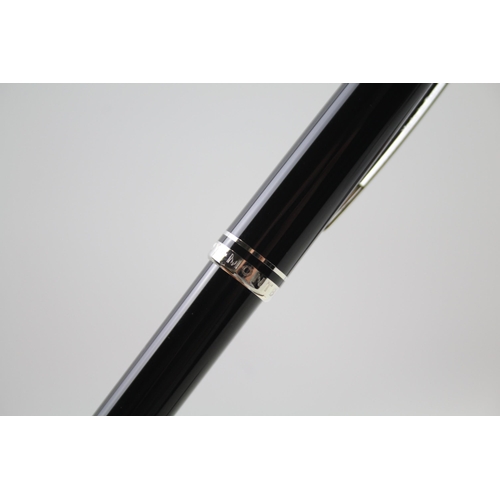 444 - Montblanc Black Cased Ballpoint Pen / Biro WRITING Original Box, Outer box Etc