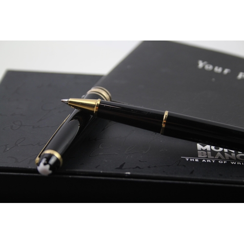 445 - Montblanc Meisterstuck Black Cased Rollerball Pen Original Box