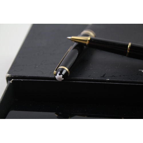 445 - Montblanc Meisterstuck Black Cased Rollerball Pen Original Box