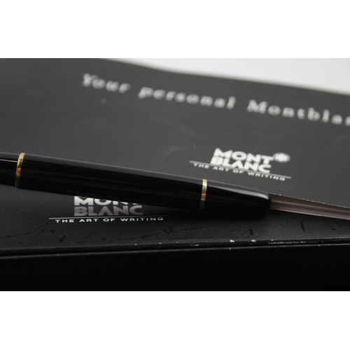 445 - Montblanc Meisterstuck Black Cased Rollerball Pen Original Box