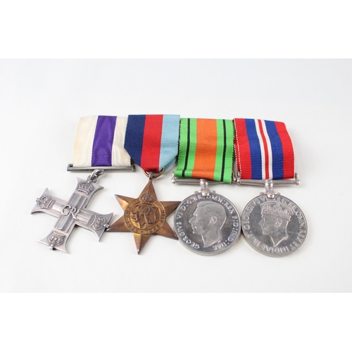 263 - Mounted WW.2 Military Cross Medal Group. Military Cross Un-named As Issued