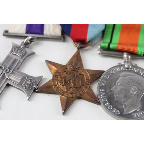 263 - Mounted WW.2 Military Cross Medal Group. Military Cross Un-named As Issued