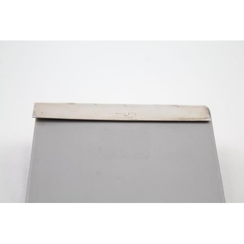 307 - TIFFANY & CO. Stamped .925 Sterling Silver & Leather Notepad Holder (38g)