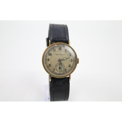 319 - JAEGER-LECOULTRE Gents 1930's Brass Cased WRISTWATCH Hand-wind WORKING