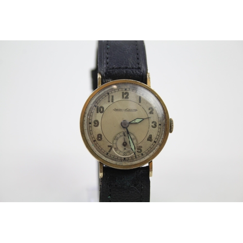 319 - JAEGER-LECOULTRE Gents 1930's Brass Cased WRISTWATCH Hand-wind WORKING