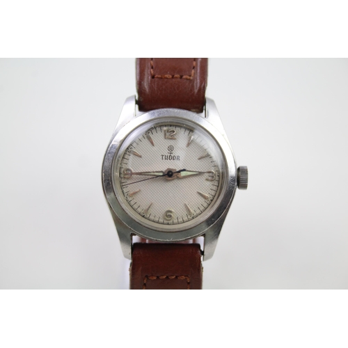 325 - TUDOR 7802 1950's Small Size Gents WRISTWATCH Hand-wind WORKING