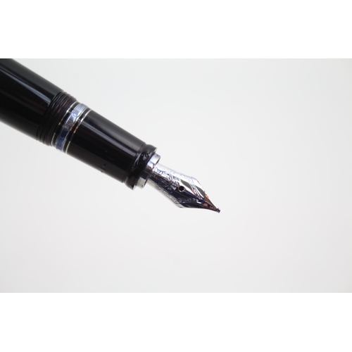 339 - MONTBLANC Boheme Black Fountain Pen w/ 14ct White Gold Nib