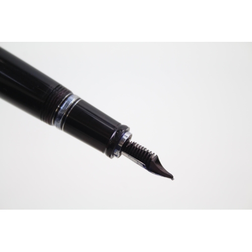 339 - MONTBLANC Boheme Black Fountain Pen w/ 14ct White Gold Nib