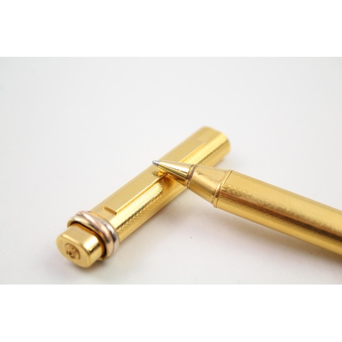 343 - Les Must De CARTIER Gold Plated Ballpoint Pen / Biro WRITING - 88069  (25g)