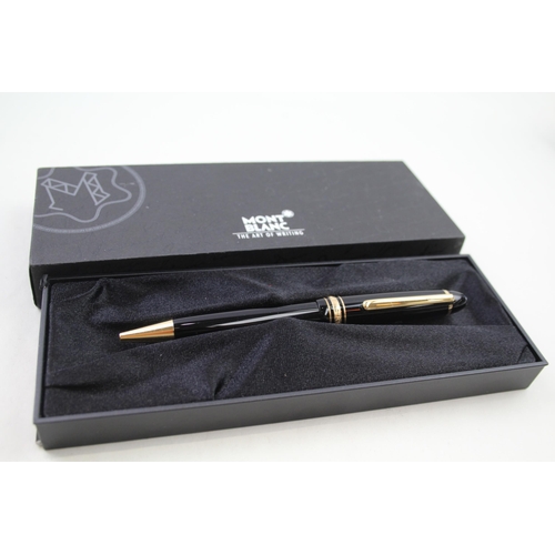 360 - MONTBLANC Meisterstuck Black Ballpoint Pen / Biro WRITING Original Box