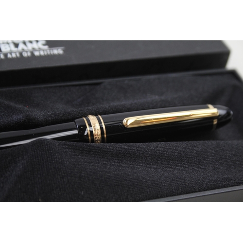 360 - MONTBLANC Meisterstuck Black Ballpoint Pen / Biro WRITING Original Box