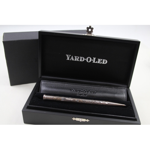 361 - YARD O LED Hallmarked .925 Sterling Silver Propelling Pencil WRITING Boxed (25g)