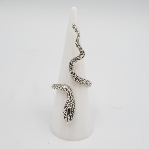 199 - HM Sterling Silver 925 snake ring (7.6g) In excellent condition