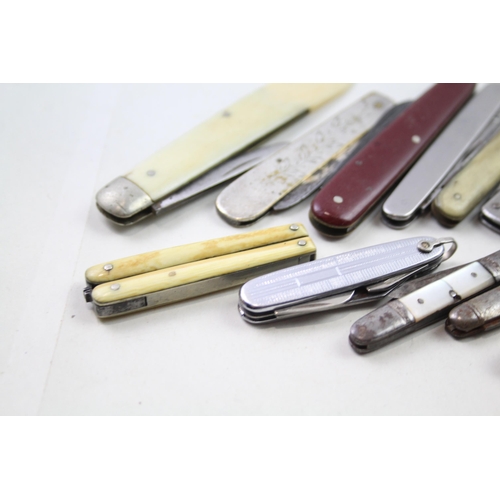 218 - 15 x Vintage Assorted Pocket KNIVES