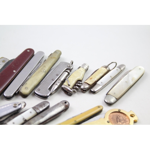 218 - 15 x Vintage Assorted Pocket KNIVES