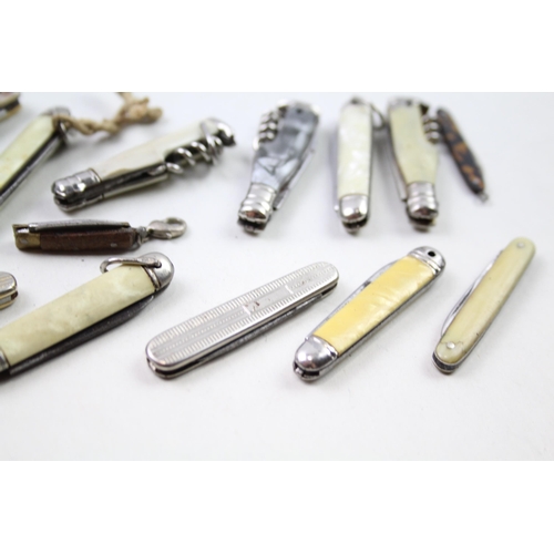 219 - 15 x Vintage Assorted  Mini Pocket KNIVES