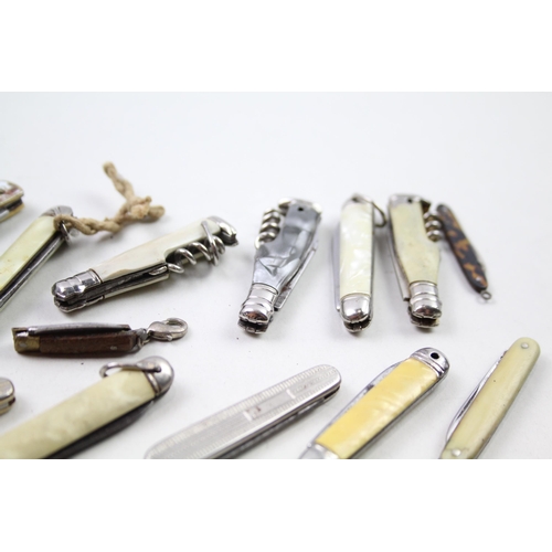 219 - 15 x Vintage Assorted  Mini Pocket KNIVES