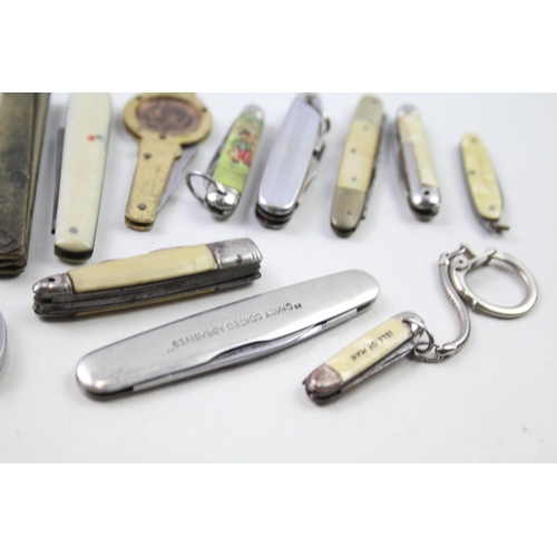 224 - 15 x Vintage Assorted  Mini Pocket KNIVES