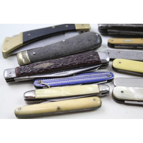 226 - 15 x Vintage Assorted Pocket KNIVES