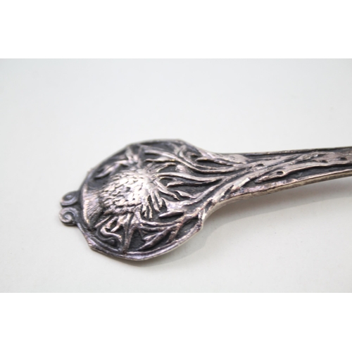 248 - Antique Arts & Crafts OMAR RAMSDEN 1927 London Sterling Silver Spoon (46g)