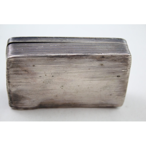 258 - Antique / Vintage .950 Silver Rectangular Snuff Box (48g)