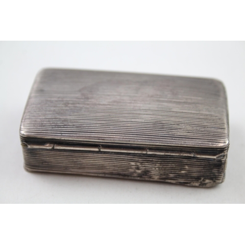 258 - Antique / Vintage .950 Silver Rectangular Snuff Box (48g)