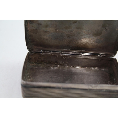 258 - Antique / Vintage .950 Silver Rectangular Snuff Box (48g)