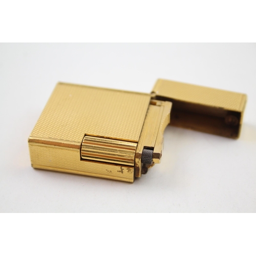 287 - Vintage S.T DUPONT Gold Plate Cigarette Lighter (94g)