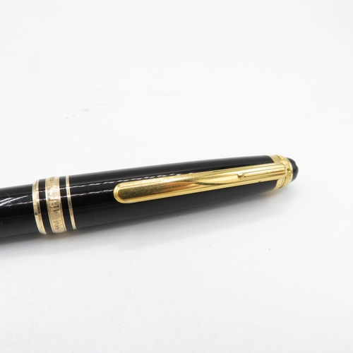 321 - MONTBLANC Meisterstuck 75th Anniversary Black Ballpoint Pen / Biro - CV1373221