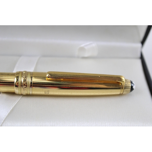 343 - MONTBLANC Meisterstuck .925 Sterling Silver Ballpoint Pen / Biro Boxed (31g)