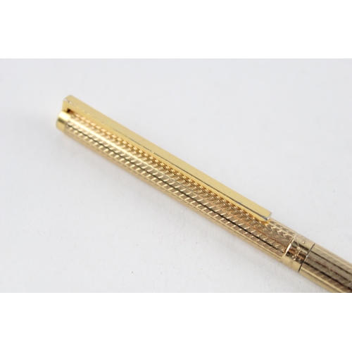 344 - Vintage S.T DUPONT Gold Plated Ballpoint Pen / Biro (20g)