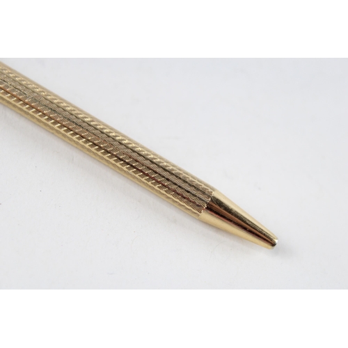 344 - Vintage S.T DUPONT Gold Plated Ballpoint Pen / Biro (20g)