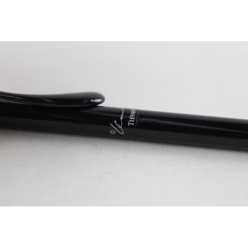 347 - TIFFANY & CO. Elsa Peretti Black Lacquer Ballpoint / Biro Pen WRITING