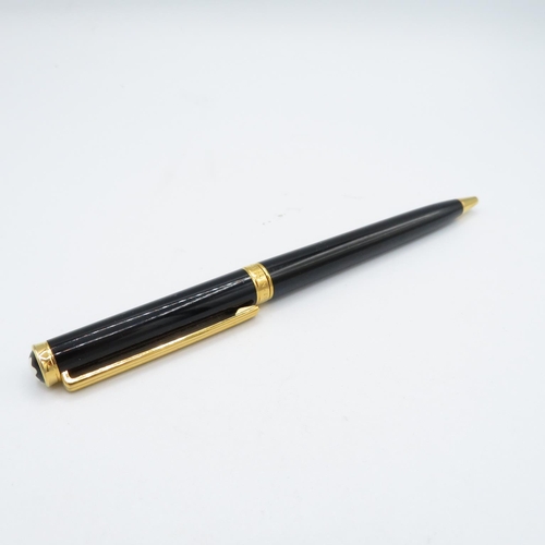 359 - MONTBLANC Noblesse Oblique Black Ballpoint Pen / Biro Original Box