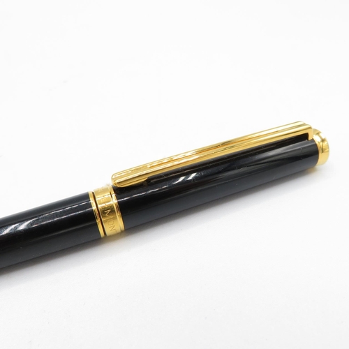 359 - MONTBLANC Noblesse Oblique Black Ballpoint Pen / Biro Original Box