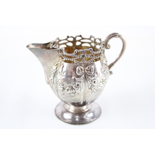 307 - Antique Late Victorian Hallmarked 1900 London Sterling Silver Cream Jug (86g)