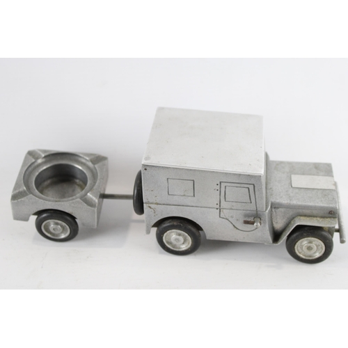 342 - WW.2 Germany Ges-Gesch Willys Jeep Petrol Lighter / Ashtray / Cigarette Box x 1