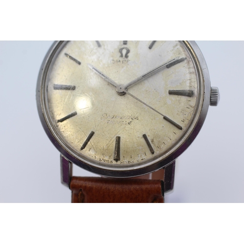 376 - OMEGA SEAMASTER DE VILLE 135.010 Gents Vintage WRISTWATCH Hand-Wind WORKING