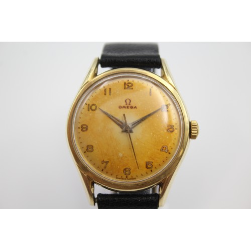 380 - OMEGA 2892-2 SC Tropical Dial Gents Vintage WRISTWATCH Hand-Wind WORKING