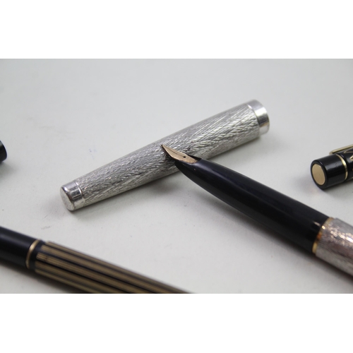 484 - 3 x Vintage SHEAFFER Fountain Pens w/ 14ct Nibs WRITING Inc Imperial, Fashion II