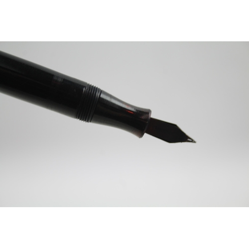 492 - 2 x Vintage WATERMAN Fountain Pens w/ 14ct Gold Nibs WRITING Inc Ideal, Boxed